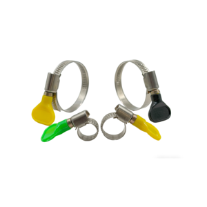 Colliers de serrage télescopiques en acier inoxydable de type allemand à dégagement rapide pour tubes et tuyaux, <span class=keywords><strong>avec</strong></span> vis/poignée à molette, vente en gros - Product Image 2