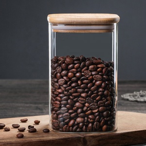 Frasco <span class=keywords><strong>de</strong></span> almacenamiento <span class=keywords><strong>de</strong></span> granos <span class=keywords><strong>de</strong></span> café fácil <span class=keywords><strong>de</strong></span> limpiar <span class=keywords><strong>de</strong></span> simplicidad moderna <span class=keywords><strong>para</strong></span> el hogar y la <span class=keywords><strong>cocina</strong></span> tarros cuadrados <span class=keywords><strong>de</strong></span> almacenamiento <span class=keywords><strong>de</strong></span> <span class=keywords><strong>vidrio</strong></span> <span class=keywords><strong>con</strong></span> tapas <span class=keywords><strong>de</strong></span> Bambú - Product Image 3