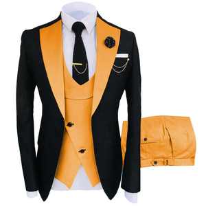 Nouveau Costume de <span class=keywords><strong>Mariage</strong></span> <span class=keywords><strong>Homme</strong></span> 3 Pièces Élégant et Raffiné pour Cérémonie et Soirée 2026 - Product Image 3
