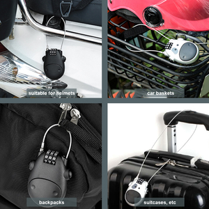 Candado de Combinación Telescópico Portátil de Acero con Cable y Código ABS para Moto, Antirrobo, con Contraseña, Herramienta de Bloqueo de Rueda, Venta al por Mayor - Product Image 6