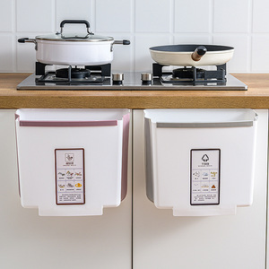 foldable hanging wall mounted trash bin