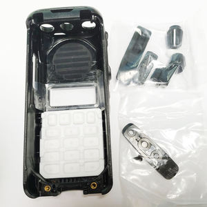 Maintenance Repair Parts Front Case Cover Housing Kit with Knobs and Labels for Kenwood NX1300 Two Way Radio - Product Image 1