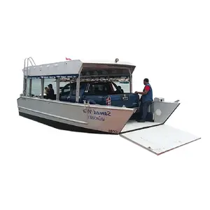 9m/30ft Aluminum landing craft with hard top working barge cargo and passenger transport yacht speed boats for sale