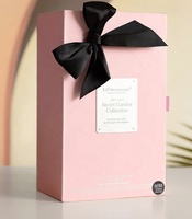 Boîte d'emballage de parfum en carton noir sur mesure, boîte cadeau de luxe pour parfum avec insert pour flacon