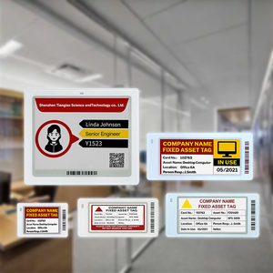 Etiqueta de Precio Digital Inalámbrica con Pantalla de Tinta Electrónica de 4.2 Pulgadas, Señalización Electrónica para Oficina, Etiqueta Electrónica para Estantes, Compatible con Sistemas EAS - Product Image 1