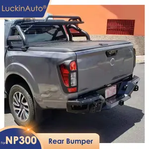 Toldo de aluminio LuckinAuto para Nissan Navara NP300, toldo de techo rígido para NISSAN NP300, camioneta, cubierta plana, tapa dura, pieza de actualización