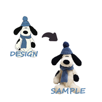 Porte-clés personnalisé en peluche ultra douce avec rembourrage en polyester et coton PP, accessoire de couette OEM