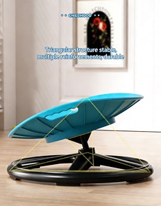 <span class=keywords><strong>Sillas</strong></span> Mecedoras Giratorias Sensoriales para Niños al por Mayor - Juguetes <span class=keywords><strong>de</strong></span> Disco Giratorio para Interiores, Ergonómicos y Seguros - Product Image 2