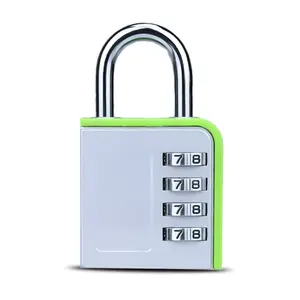 아연 합금 4 자리 암호 로커 보안 가방 수하물 코드 잠금 캐비닛 로커 XMM-8072L 큰 조합 자물쇠