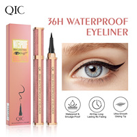 Crayon Eyeliner Noir Intense Étanche, Résistant à la Transpiration et aux Bavures, Fini Naturellement Lisse, Effet Étoilé