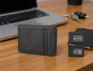 Portacarte da uomo in pelle PU sottile da 7 pollici per carte e portafogli - Product Image 2