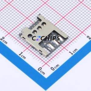 HYCW292-SIM06-145B SIM Card Connector SMD Connector Plug-In Type Micro SIM Card Card Holder No Card Detection - Product Image 1