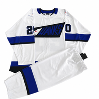 Jersey de Hockey sobre Hielo Sublimado al por Mayor, Jersey de Hockey Profesional Personalizado, 100% Poliéster, Ropa de Hockey sobre Hielo, Ropa Deportiva de Equipo