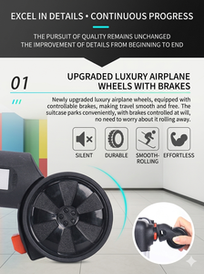 Valise de maquillage professionnelle avec trolley, grande capacité, boîte à cosmétiques multi-couches pour maquilleurs, techniciens ongulaires et artistes tatoueurs - Product Image 4