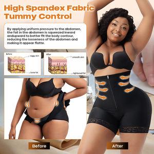 Control de barriga Levantador de glúteos Faja Realzador de cadera Cintura Cincher Esculpir postoperatorio Ahueca hacia fuera Push up Glúteos Fajas Pantalones cortos - Product Image 4