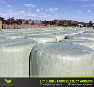 Film d'emballage agricole en rouleau LDPE PE vert pour ensilage, moulé par soufflage, pour l'emballage des aliments - Product Image 3