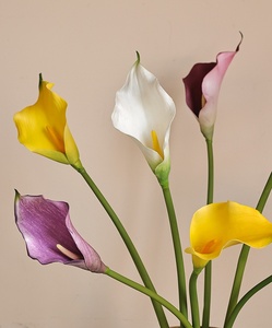 Großhandel Künstliche Weiße Realistische <span class=keywords><strong>Calla</strong></span>-Lilien Kleine <span class=keywords><strong>Calla</strong></span>-Lilien-Blumen für Heim- und Hochzeitsdekoration - Product Image 5