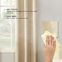 Interruptor Inteligente WiFi Táctil de Vidrio LangYeao Tuya de 1800W, Compatible con Alexa y Google Home, Control por Temporizador para Persianas Enrollables, 4 Colores