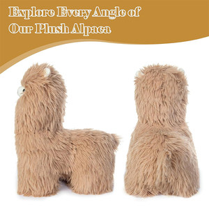 Peluche di Alpaca Personalizzato di Alta Qualità 11,5 Pollici, Super Morbido e Coccoloso, Perfetto per Regali ai Bambini, Gioco e Nanna - Product Image 3