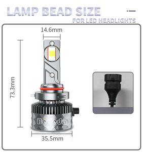 Venta caliente 9005 Hb3 H1 H4 H11 H8 H9 Productos populares 40000lm150w H7 Coppers Led Car Headlight Canbus Auto Bulb Laser logo - Product Image 2