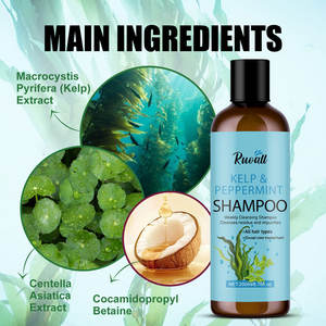 RUOALL 200mlブラウンボトル<span class=keywords><strong>Kelp</strong></span> Mintシャンプー - Product Image 5