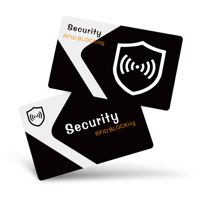 Custom Printed Anti-Skimming Protector RFID NFC Blocking Access Control Card Secure Shield for Credit Cards and Passport