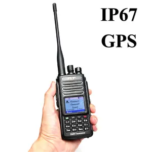 AES Encryption TYT MD-UV390 GPS Optional DMR 5W IP67 Waterproof Walkie Talkie Time- Division Multiple- Access Analog Digital