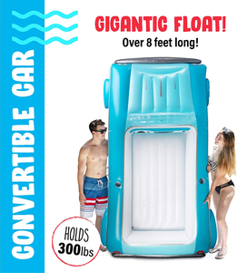 Flotador inflable de la piscina del coche convertible gigante de la venta caliente, paseo del flotador de la piscina de 105 "x 59" x 19,5 "en - Product Image 4