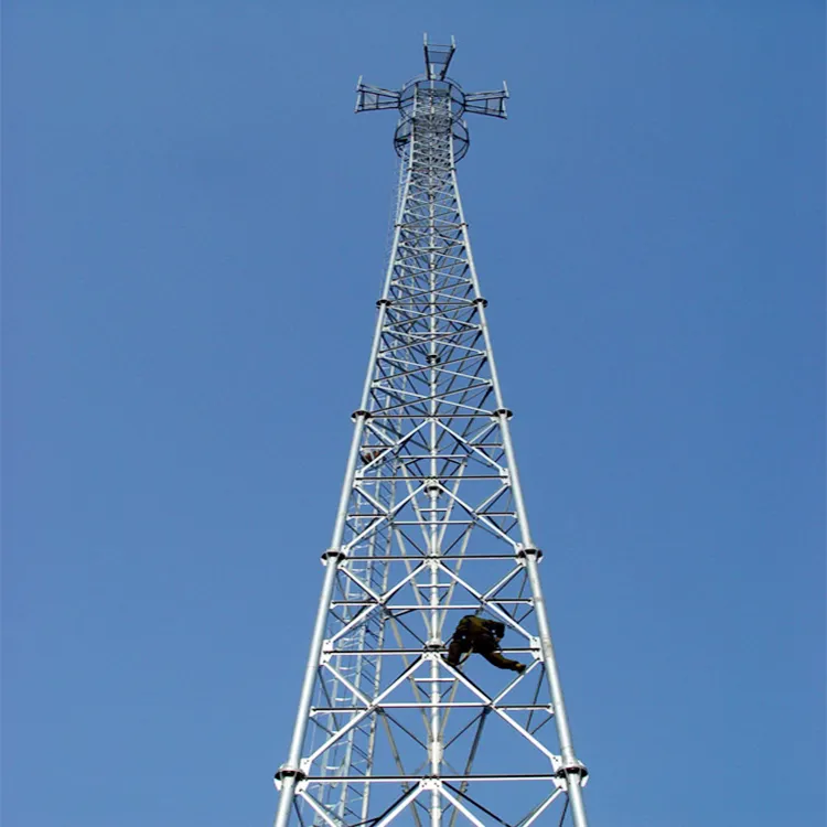 Angel Staal Cellulaire Mobiele Verzinkt Telecommunicatie Toren