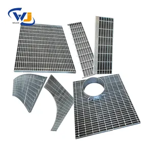 WOJUN Factory Supply building construction material hot dipped galvanized steel grating