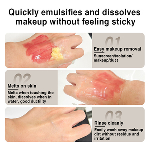 Le pulizie profonde all'ingrosso nutrono il trucco rimuovendo la crema di balsamo grande struccante balsamo detergente per il viso per il trucco rimuovendo la crema - Product Image 2