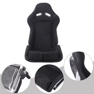 Универсальные гоночные ковшеобразные сиденья MATCHWAY из черного карбона с регулируемым наклоном и направляющими для дрифт-симуляторов — настраиваемые - Product Image 4