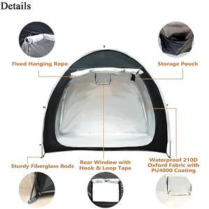 Usine personnalisée étanche 210D Oxford PE Polyester vélos <span class=keywords><strong>abri</strong></span> contre la <span class=keywords><strong>pluie</strong></span> 2-3 pièces solide couverture de tente de vélo - Product Image 3