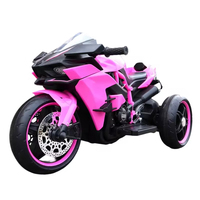 Vélo électrique à trois roues pour enfants à double moteur avec télécommande, batterie haute performance et grande capacité, moto