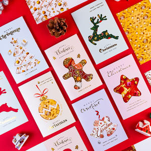 Ensemble <span class=keywords><strong>de</strong></span> petites cartes <span class=keywords><strong>de</strong></span> bénédiction <span class=keywords><strong>de</strong></span> dessin animé <span class=keywords><strong>de</strong></span> Noël créatif avec cadeau <span class=keywords><strong>de</strong></span> Noël <span class=keywords><strong>de</strong></span> voeux stéréo bronzant et <span class=keywords><strong>enveloppe</strong></span> auto-adhésive - Product Image 3