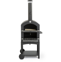 Four à pizza d'extérieur en acier inoxydable pour la maison 12 pouces BBQ Camping Roasting Grill Grill