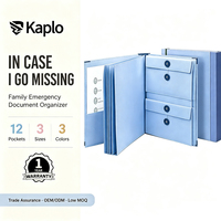 Carpeta de Archivo Expandible Tipo Acordeón, 12 Bolsillos, Papel A4, Tapa Dura, Organizador de Documentos, Portátil, para Emergencias Familiares, Hogar y Oficina, Etiquetada