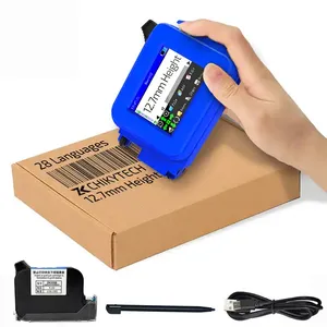 Altın kaynaklar Mini mürekkep püskürtmeli el yazıcısı 12.7mm baskı tarih kodlayıcı toplu parti numarası mürekkep püskürtmeli karton dış ambalaj kutusu yazıcı - Product Image 6