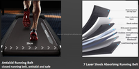 Tapis roulant électrique multifonctionnel le moins cher équipement de gymnastique tapis roulant pliable à la maison