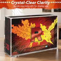 Boîtier en acrylique transparent de qualité muséale 5+8 mm d'épaisseur, fermeture magnétique puissante, blocage UV à 99 %, portable, léger, moderne et élégant