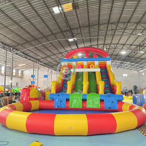 Tobogán Acuático Inflable con <span class=keywords><strong>Piscina</strong></span>, Tobogán Inflable Comercial para Niños, Tobogán Acuático Inflable - Product Image 2