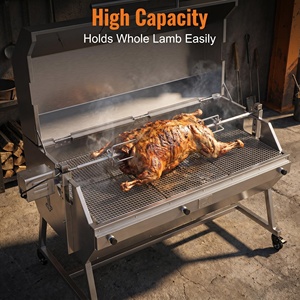 Asador Profesional de Acero Inoxidable 304 para Cerdos y Corderos Enteros, con Motor de 45W, para Fiestas y Catering al Aire Libre - Product Image 3