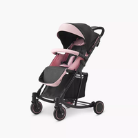 Poussette Bébé Homologuée EN1888 Format Cabine, Poussette Nouveau-né Légère et Pliable pour Avion, Vente en Gros