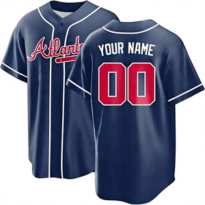 Camiseta de Béisbol Económica para Hombre, Personalizada, Sublimada, Transpirable, Sin Mangas, Corte Regular, 100% Poliéster, para Adultos, Todas las Temporadas, Diseño Frontal - Product Image 1