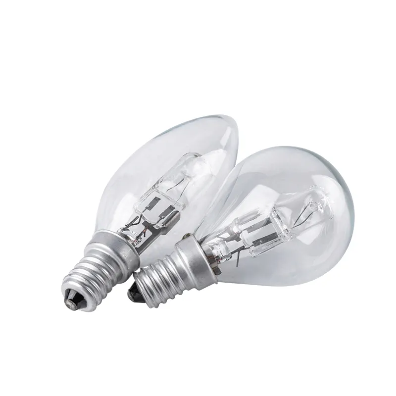 G45 C35 G series Halogen Lamp E12 E14 E26 E27 B15d B22d 120V 230V Clear Frosted Glass 200lm 370lm 590lm 18W 28W 42W Home Fixture