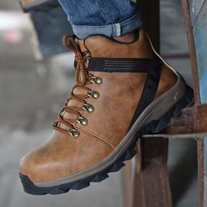 Botas de Trabajo para Hombre de Alta Calidad Directo de Fábrica, Personalizables al por Mayor, con Puntera de Acero, Anti-Impactos, Calzado de Seguridad Indestructible - Product Image 3