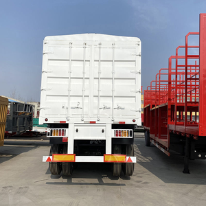 Promotion : Semi-remorque à ridelles 3 essieux pour le <span class=keywords><strong>transport</strong></span> logistique en Afrique, protection sécurisée des marchandises à grand volume - Product Image 3