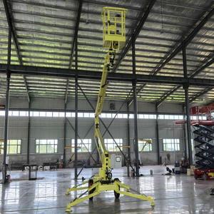 Beigonk 18M Tow phía sau Trailer gắn Boom Lift Telescopic Spider Man Lift cho xây dựng và bảo trì - Product Image 2