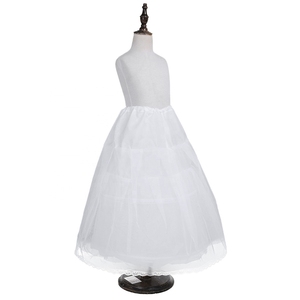 <span class=keywords><strong>Jupon</strong></span> rétro blanc en crinoline pour enfants, 2 cerceaux, en filet, pour mariage, avec cordon de serrage, pour demoiselles <span class=keywords><strong>d</strong></span>'<span class=keywords><strong>honneur</strong></span> et filles <span class=keywords><strong>d</strong></span>'<span class=keywords><strong>honneur</strong></span> - Product Image 3