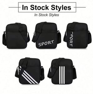 Sac messager en nylon pour homme, petit sac à bandoulière décontracté, personnalisable avec logo, vente en gros à prix réduit - Product Image 4